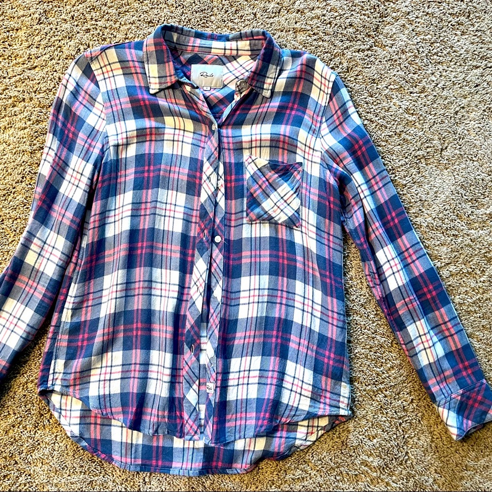 Rails Button Down Plaid Shirt